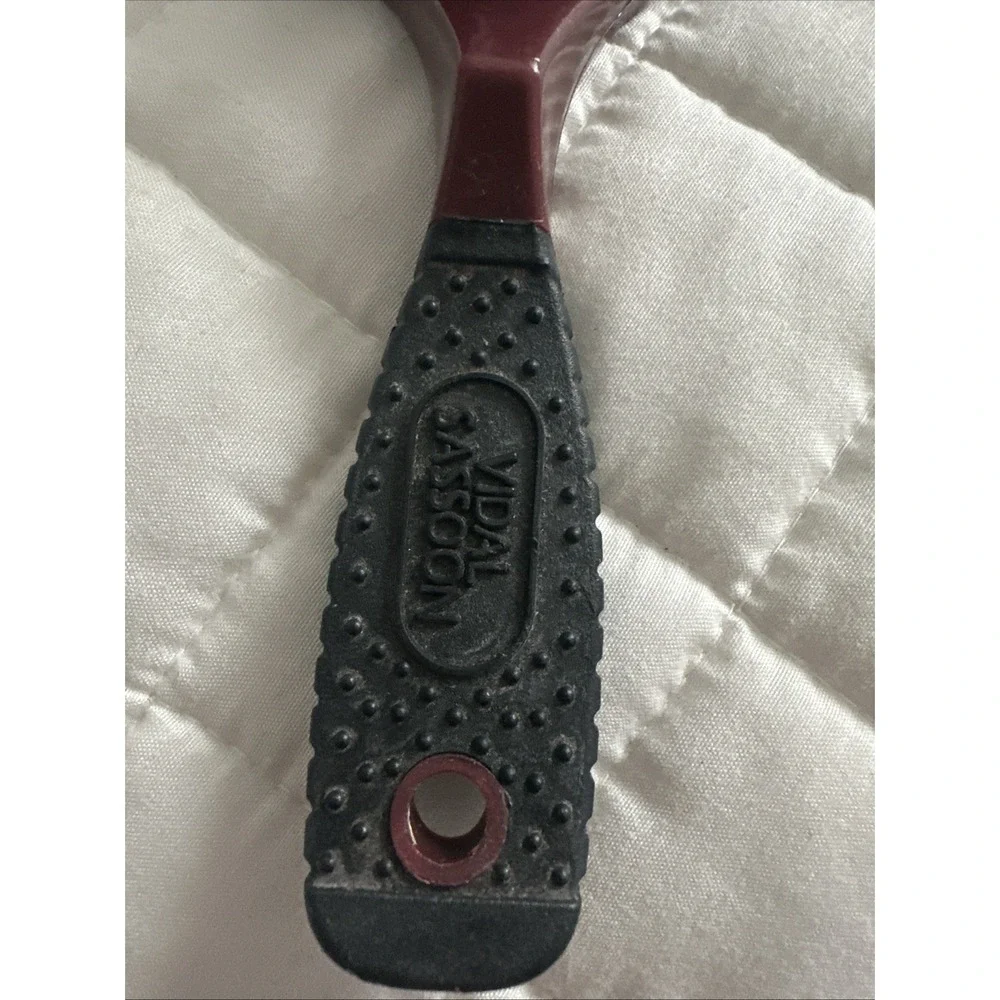 Vintage Vidal Sassoon Hair Brush with Grip Bristle Plastic